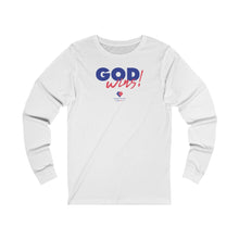 Load image into Gallery viewer, God Wins! - Unisex Long Sleeve
