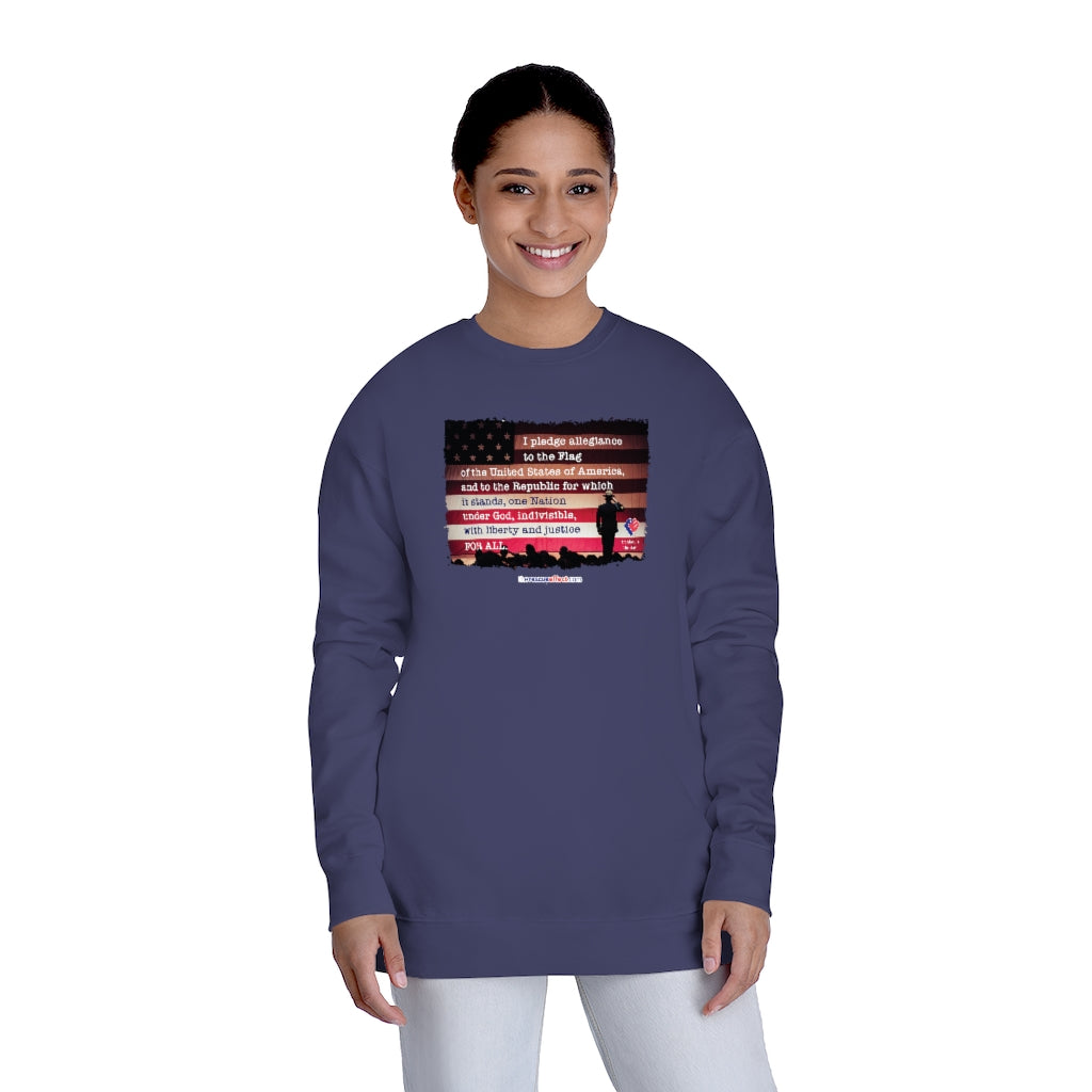 Pledge of Allegiance - Unisex Fleece Sweatshirt