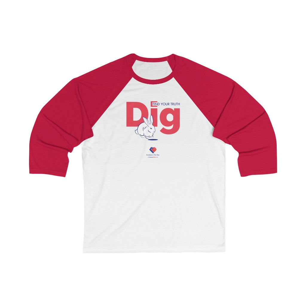 Baseball Tee: Dig - Find Your Truth