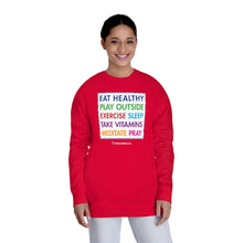 Load image into Gallery viewer, Be Healthy - Unisex Fleece Sweatshirt
