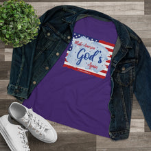 Load image into Gallery viewer, Make America God&#39;s Again - Women&#39;s Comfort-Fit Premium Tee
