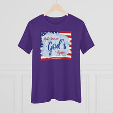 Load image into Gallery viewer, Make America God&#39;s Again - Women&#39;s Comfort-Fit Premium Tee
