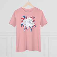 Load image into Gallery viewer, I am a FREE human being (Bronte quote) - Women&#39;s Comfort-Fit Premium Tee
