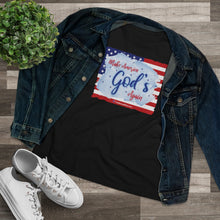 Load image into Gallery viewer, Make America God&#39;s Again - Women&#39;s Comfort-Fit Premium Tee
