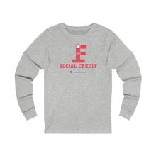 Load image into Gallery viewer, FU: Social Credit - Unisex Long Sleeve
