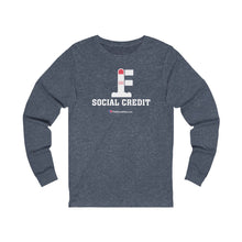 Load image into Gallery viewer, FU: Social Credit - Unisex Long Sleeve
