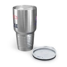 Load image into Gallery viewer, Caffeinated &amp; Unwoke: Ringneck Tumbler, 30oz
