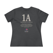 Load image into Gallery viewer, Amendment 1A - Women&#39;s Comfort-Fit Premium Tee
