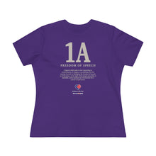 Load image into Gallery viewer, Amendment 1A - Women&#39;s Comfort-Fit Premium Tee
