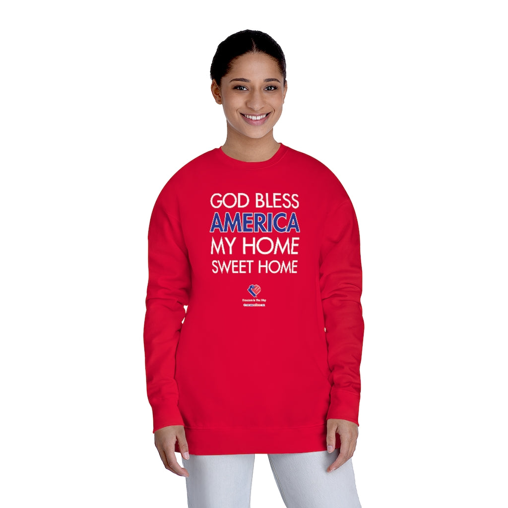 God Bless America - Unisex Fleece Sweatshirt