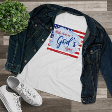 Load image into Gallery viewer, Make America God&#39;s Again - Women&#39;s Comfort-Fit Premium Tee
