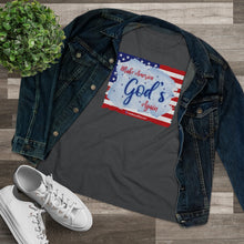 Load image into Gallery viewer, Make America God&#39;s Again - Women&#39;s Comfort-Fit Premium Tee
