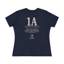 Load image into Gallery viewer, Amendment 1A - Women&#39;s Comfort-Fit Premium Tee
