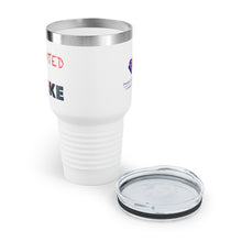 Load image into Gallery viewer, Caffeinated &amp; Unwoke: Ringneck Tumbler, 30oz
